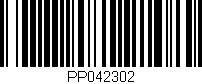 Código de barras (EAN, GTIN, SKU, ISBN): 'PP042302'