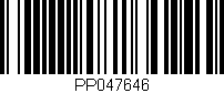 Código de barras (EAN, GTIN, SKU, ISBN): 'PP047646'