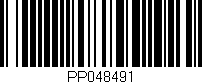 Código de barras (EAN, GTIN, SKU, ISBN): 'PP048491'