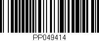 Código de barras (EAN, GTIN, SKU, ISBN): 'PP049414'