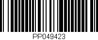 Código de barras (EAN, GTIN, SKU, ISBN): 'PP049423'