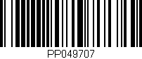 Código de barras (EAN, GTIN, SKU, ISBN): 'PP049707'