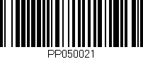 Código de barras (EAN, GTIN, SKU, ISBN): 'PP050021'