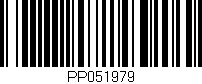 Código de barras (EAN, GTIN, SKU, ISBN): 'PP051979'