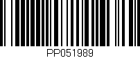 Código de barras (EAN, GTIN, SKU, ISBN): 'PP051989'