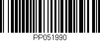 Código de barras (EAN, GTIN, SKU, ISBN): 'PP051990'