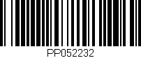 Código de barras (EAN, GTIN, SKU, ISBN): 'PP052232'