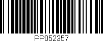 Código de barras (EAN, GTIN, SKU, ISBN): 'PP052357'