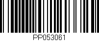 Código de barras (EAN, GTIN, SKU, ISBN): 'PP053061'