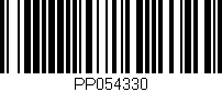 Código de barras (EAN, GTIN, SKU, ISBN): 'PP054330'