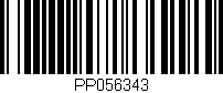 Código de barras (EAN, GTIN, SKU, ISBN): 'PP056343'