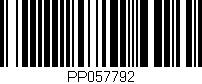 Código de barras (EAN, GTIN, SKU, ISBN): 'PP057792'