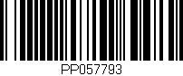 Código de barras (EAN, GTIN, SKU, ISBN): 'PP057793'
