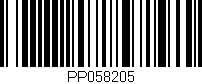 Código de barras (EAN, GTIN, SKU, ISBN): 'PP058205'