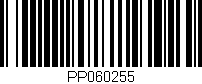 Código de barras (EAN, GTIN, SKU, ISBN): 'PP060255'