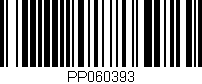 Código de barras (EAN, GTIN, SKU, ISBN): 'PP060393'