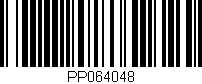 Código de barras (EAN, GTIN, SKU, ISBN): 'PP064048'