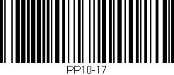 Código de barras (EAN, GTIN, SKU, ISBN): 'PP10-17'