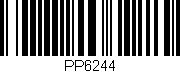 Código de barras (EAN, GTIN, SKU, ISBN): 'PP6244'