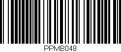 Código de barras (EAN, GTIN, SKU, ISBN): 'PPMB048'