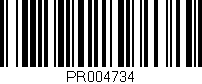 Código de barras (EAN, GTIN, SKU, ISBN): 'PR004734'