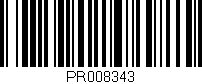 Código de barras (EAN, GTIN, SKU, ISBN): 'PR008343'