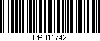 Código de barras (EAN, GTIN, SKU, ISBN): 'PR011742'