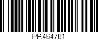 Código de barras (EAN, GTIN, SKU, ISBN): 'PR464701'