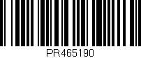 Código de barras (EAN, GTIN, SKU, ISBN): 'PR465190'