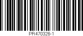 Código de barras (EAN, GTIN, SKU, ISBN): 'PR470326-1'