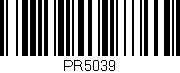 Código de barras (EAN, GTIN, SKU, ISBN): 'PR5039'