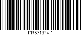 Código de barras (EAN, GTIN, SKU, ISBN): 'PR571674-1'