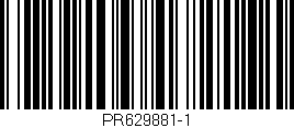 Código de barras (EAN, GTIN, SKU, ISBN): 'PR629881-1'
