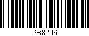Código de barras (EAN, GTIN, SKU, ISBN): 'PR8206'