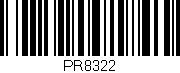 Código de barras (EAN, GTIN, SKU, ISBN): 'PR8322'