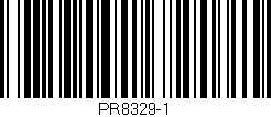 Código de barras (EAN, GTIN, SKU, ISBN): 'PR8329-1'