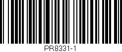 Código de barras (EAN, GTIN, SKU, ISBN): 'PR8331-1'