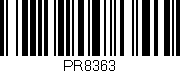Código de barras (EAN, GTIN, SKU, ISBN): 'PR8363'