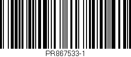 Código de barras (EAN, GTIN, SKU, ISBN): 'PR867533-1'