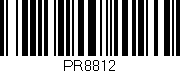 Código de barras (EAN, GTIN, SKU, ISBN): 'PR8812'