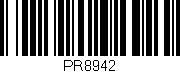 Código de barras (EAN, GTIN, SKU, ISBN): 'PR8942'