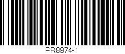 Código de barras (EAN, GTIN, SKU, ISBN): 'PR8974-1'