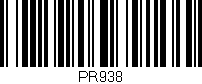 Código de barras (EAN, GTIN, SKU, ISBN): 'PR938'