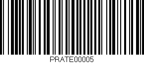 Código de barras (EAN, GTIN, SKU, ISBN): 'PRATE00005'