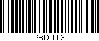 Código de barras (EAN, GTIN, SKU, ISBN): 'PRD0003'
