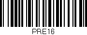 Código de barras (EAN, GTIN, SKU, ISBN): 'PRE16'