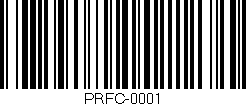 Código de barras (EAN, GTIN, SKU, ISBN): 'PRFC-0001'