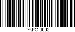 Código de barras (EAN, GTIN, SKU, ISBN): 'PRFC-0003'