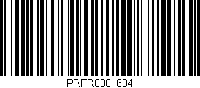 Código de barras (EAN, GTIN, SKU, ISBN): 'PRFR0001604'