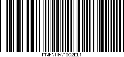 Código de barras (EAN, GTIN, SKU, ISBN): 'PRINVHIW18Q2EL1'